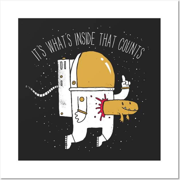 Space Sucks Wall Art by DinoMike